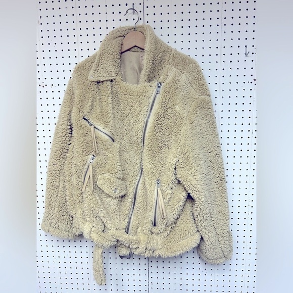 Free People So Cozy Slouchy Moto Jacket - Picture 3 of 6